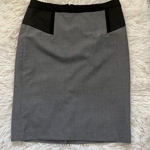 Donna Ricco Grey & Black Skirt